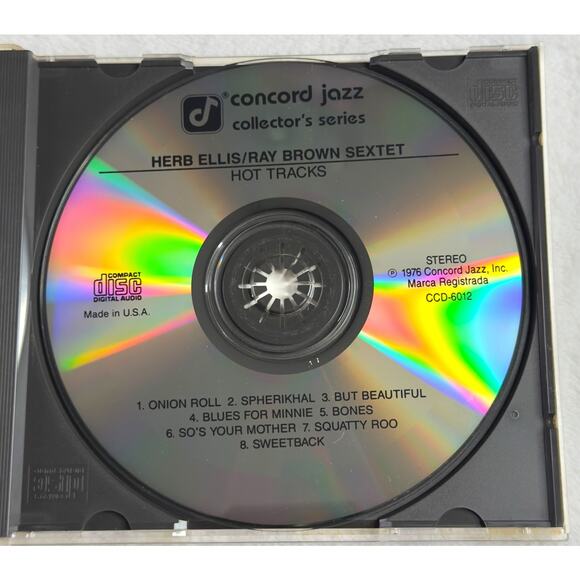Herb Ellis Ray Brown Sextet – Hot Tracks Jazz CD Concord Jazz 1976 - Picture 5 of 7
